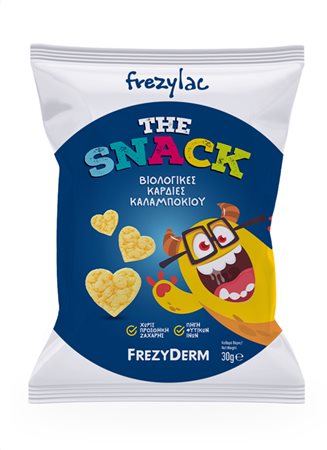 Frezyderm Frezylac The Snack Βιολογικές Καρδιές Καλαμποκιού 30g